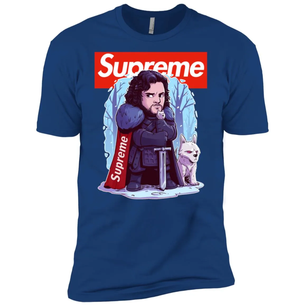 Supreme Game Of Thrones T-shirt Men Short Sleeve T-Shirt