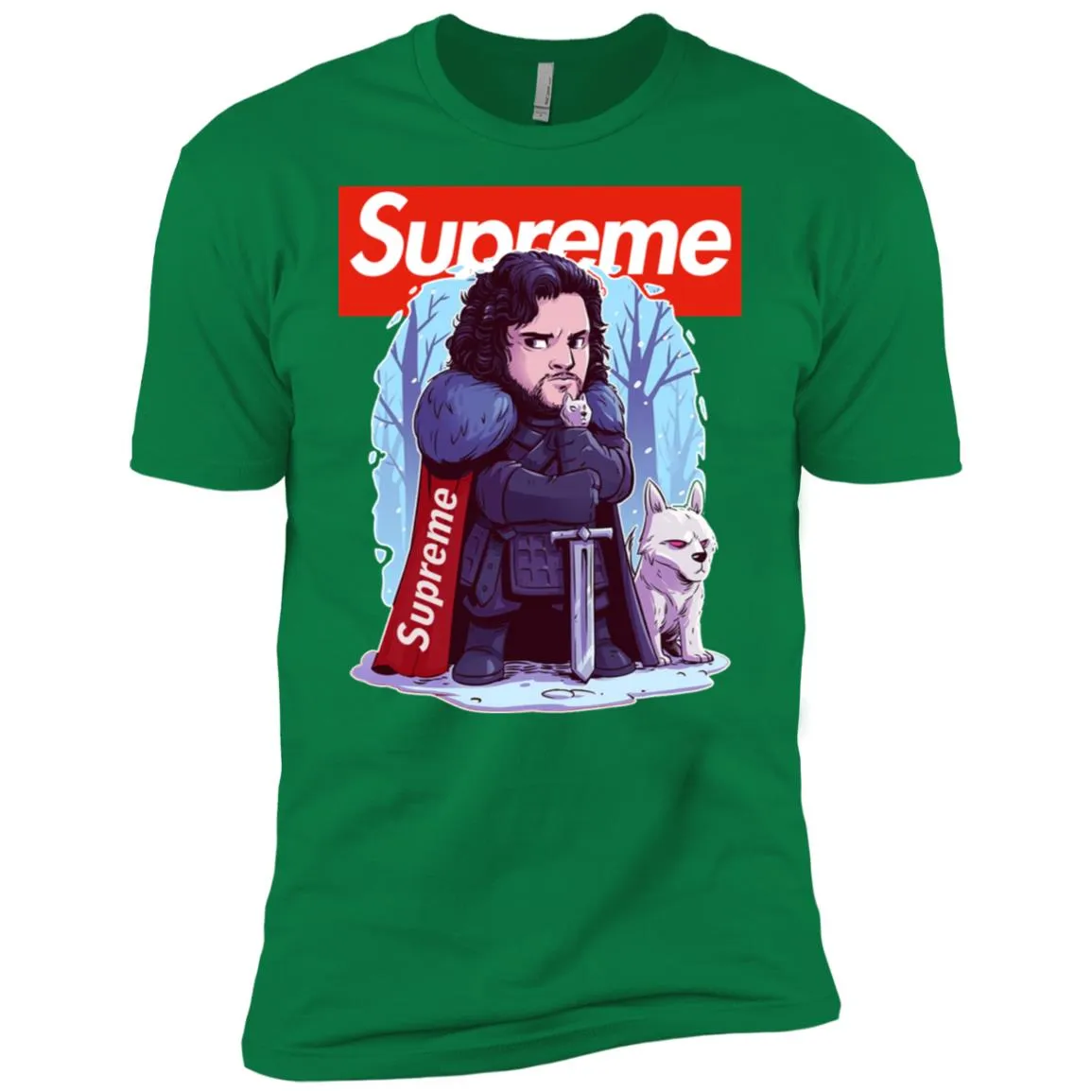 Supreme Game Of Thrones T-shirt Men Short Sleeve T-Shirt