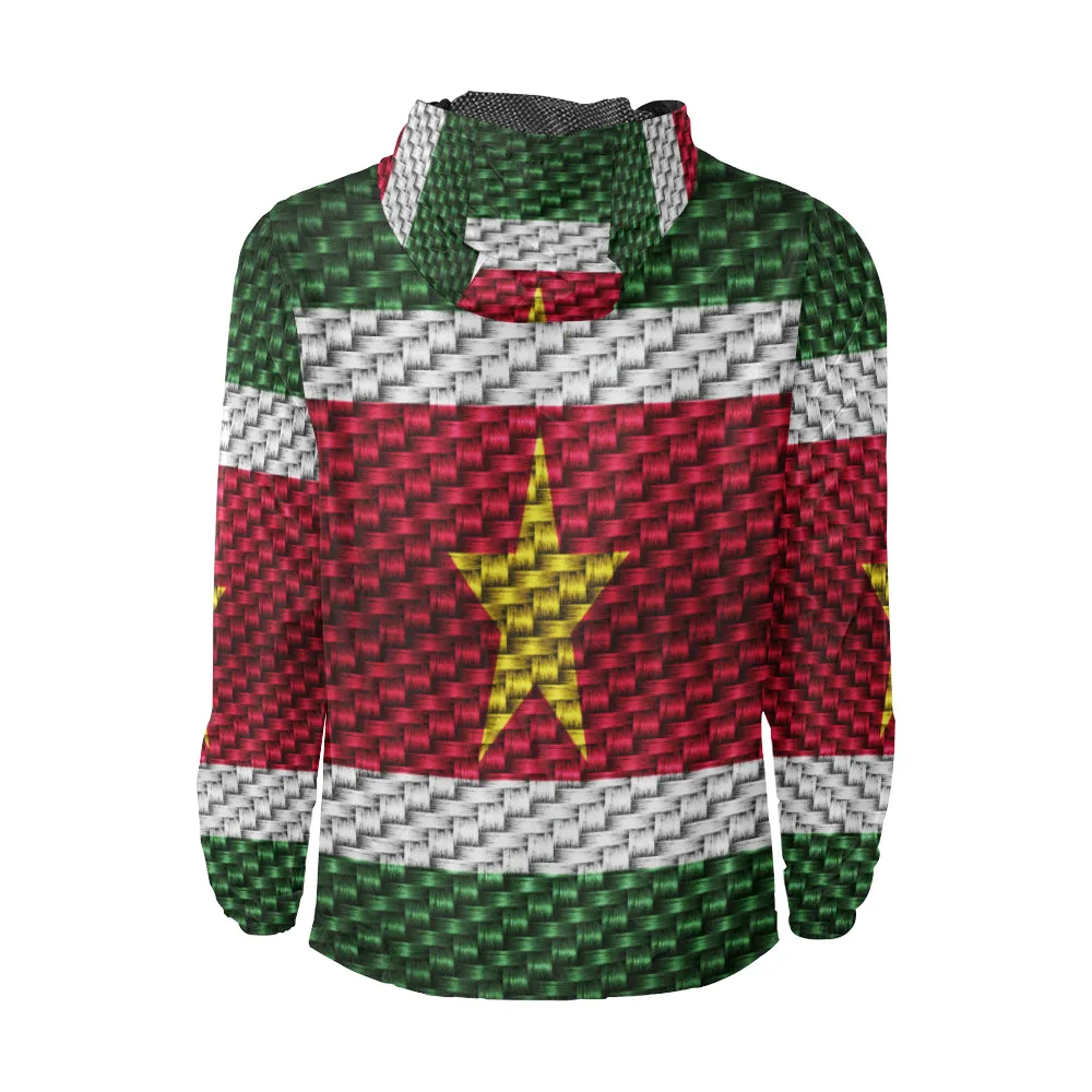 SURINAME FLAG All Over Print Windbreaker for Unisex