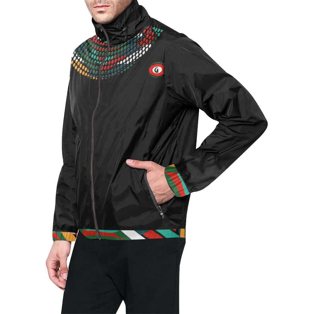 TEMBE ART STRASS All Over Print Windbreaker for Unisex