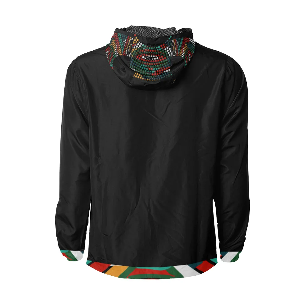 TEMBE ART STRASS All Over Print Windbreaker for Unisex