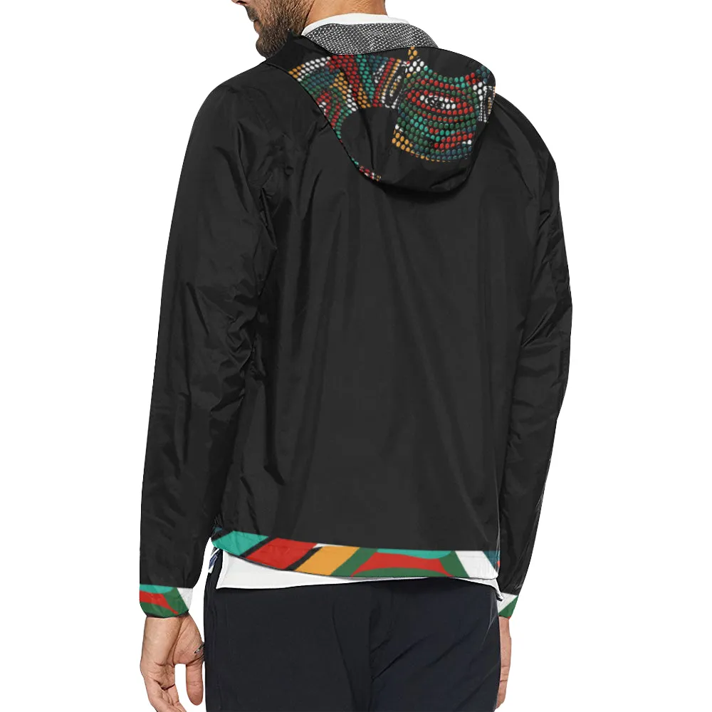 TEMBE ART STRASS All Over Print Windbreaker for Unisex