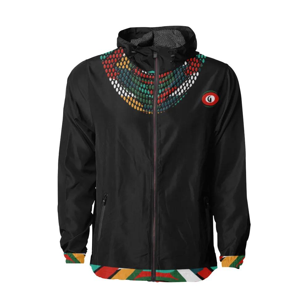 TEMBE ART STRASS All Over Print Windbreaker for Unisex