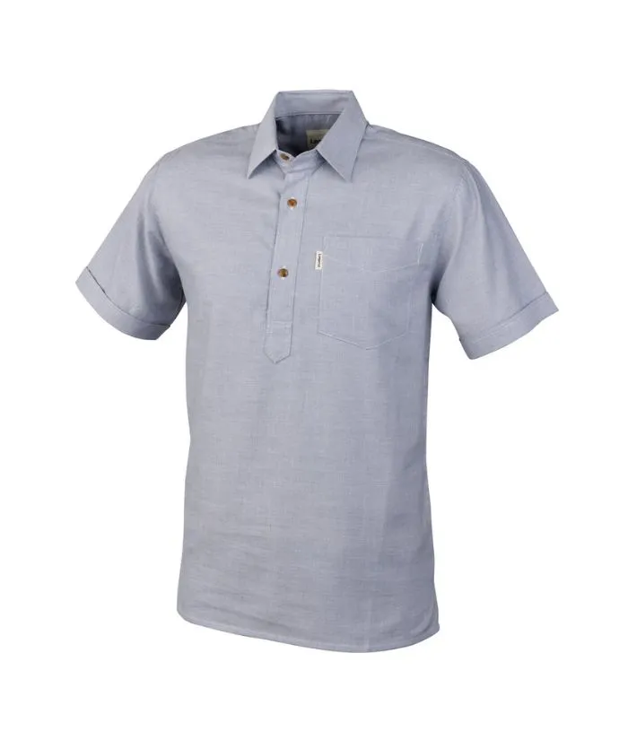 The Legend Mens Fine Check, Short Sleeve Shirt