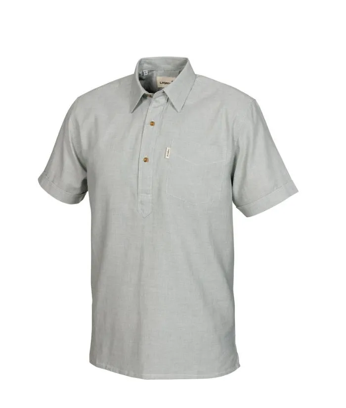 The Legend Mens Fine Check, Short Sleeve Shirt