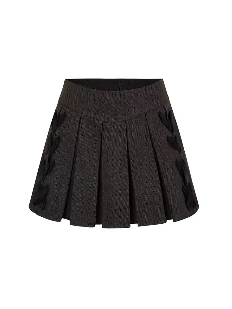 Tie Short Jacket   Pleated Half Skirt【s0000006400】