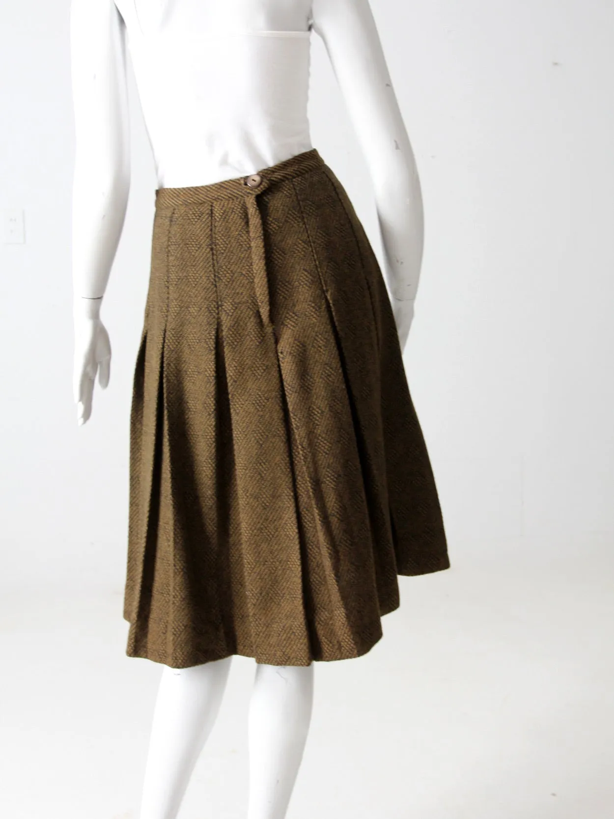 vintage 50s pleated skirt