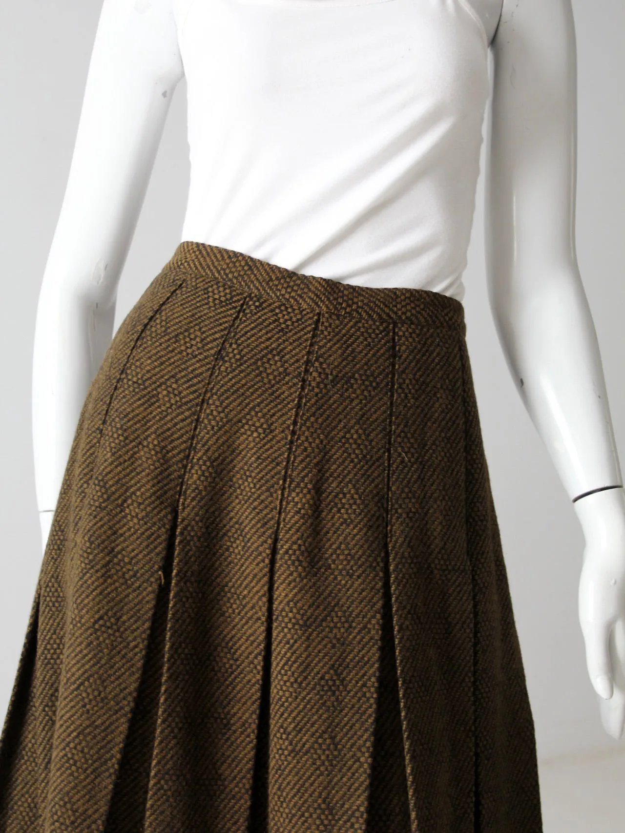 vintage 50s pleated skirt