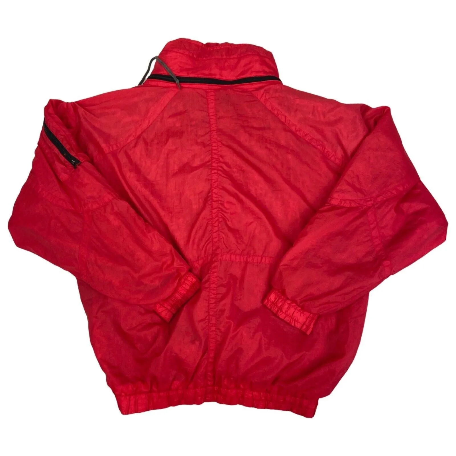 Vintage 80s 90s Red Marlboro Adventure Team Windbreaker Jacket Coat L