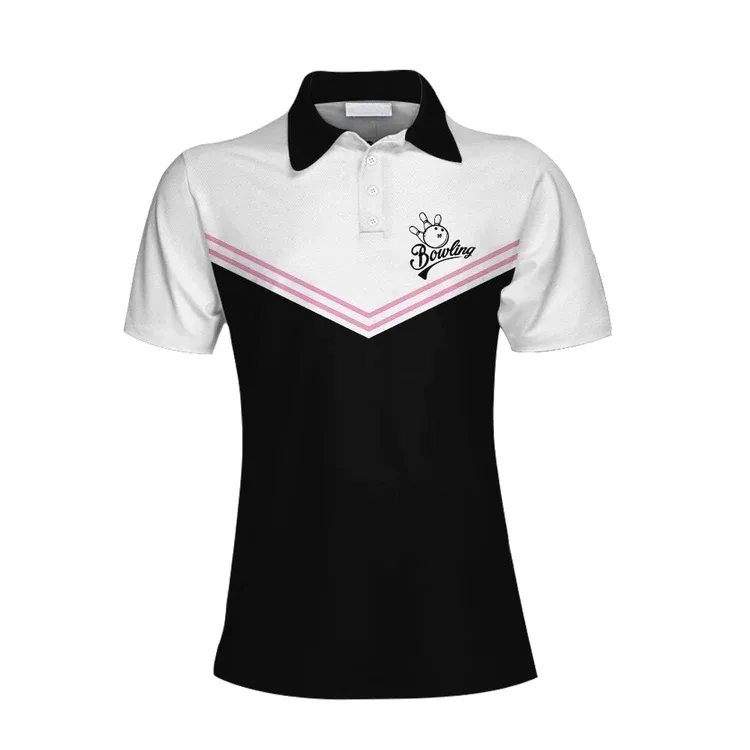 Yes I Do Bowl Like A Girl Try To Keep Up Bowling Short Sleeve Women Polo Shirt, Bowling Shirt For Ladies Coolspod